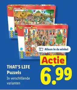 Lidl That's Life Puzzels aanbieding