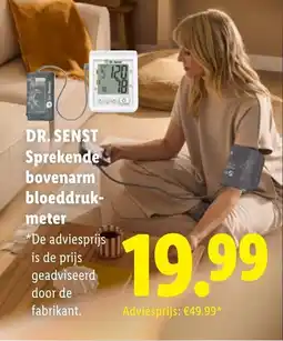 Lidl Dr. Senst Sprekende Bovenarm Bloeddrukmeter aanbieding
