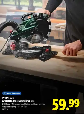 Parkside Afkortzaag met Verstekfunctie
