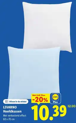 Lidl Livarno Hoofdkussen aanbieding