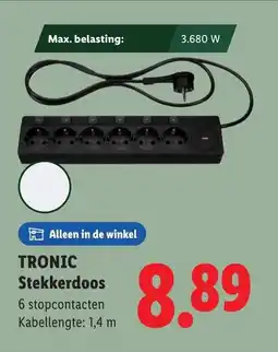 Lidl Tronic Stekkerdoos aanbieding