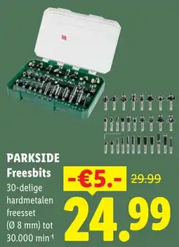 Lidl Parkside Freesbits aanbieding