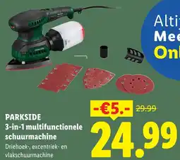 Lidl Parkside 3-in-1 Multifunctionele Schuurmachine aanbieding