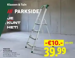 Lidl Parkside Huishoudtrap aanbieding