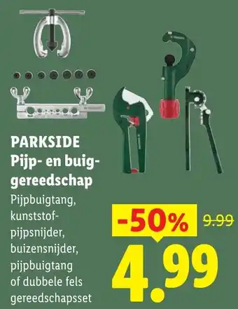 Parkside Pijp en Buiggereedschap