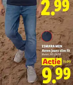 Lidl Esmara Men Heren Jeans Slim Fit aanbieding