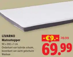 Lidl Livarno Matrastopper aanbieding