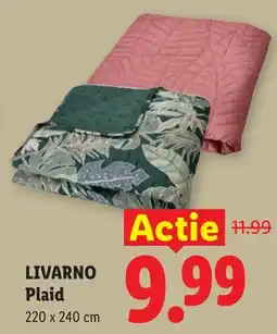 Lidl Livarno Plaid aanbieding