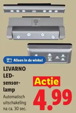 Lidl Livarno LED- Sensorlamp aanbieding