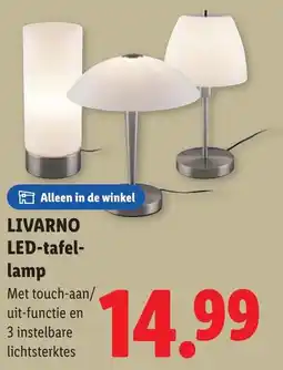 Lidl Livarno Led-Tafellamp aanbieding