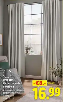 Lidl Livarno Verduisterende Gordijnen aanbieding