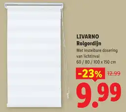 Lidl Livarno Rolgordijn aanbieding