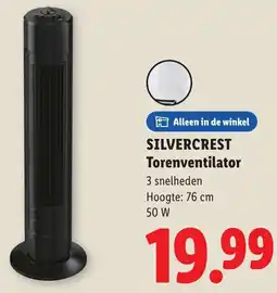 Lidl Silvercrest Torenventilator aanbieding
