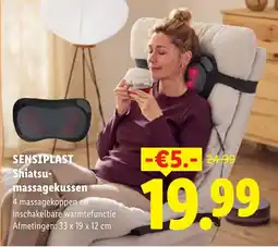 Lidl Sensiplast Shiatsu Massagekussen aanbieding