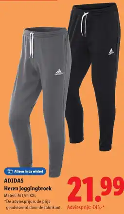 Lidl Adidas Heren Joggingbroek aanbieding