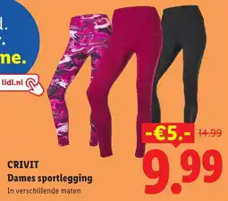 Lidl Crivit Dames Sportlegging aanbieding