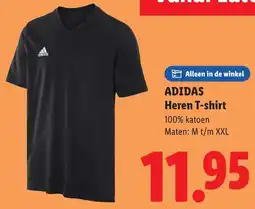 Lidl Adidas Heren T-shirt aanbieding