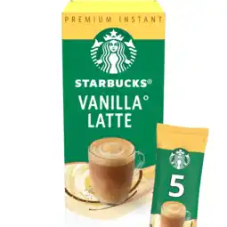 Albert Heijn Starbucks Vanilla latte instant sticks aanbieding