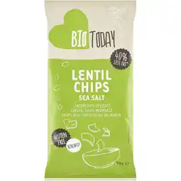 Albert Heijn BioToday Linzenchips zeezout aanbieding