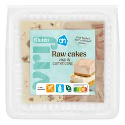 Albert Heijn AH Glutenvrij Raw cakes chai&carrot cake aanbieding