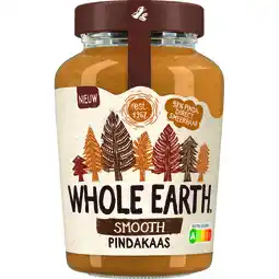Albert Heijn Whole earth Smooth pindakaas aanbieding