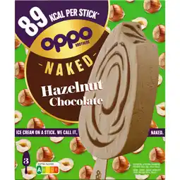 Albert Heijn Oppo Brothers Naked hazelnut chocolate aanbieding