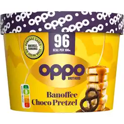 Albert Heijn Oppo Brothers Banoffee choco pretzel aanbieding