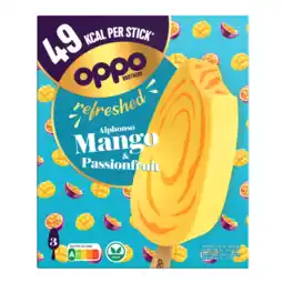 Albert Heijn Oppo Brothers Refreshed mango & passionfruit aanbieding