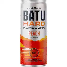 Albert Heijn Batu Hard kombucha peach aanbieding