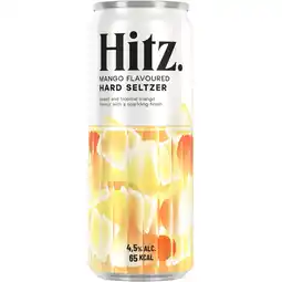 Albert Heijn Hitz Hard seltzer mango flavoured aanbieding