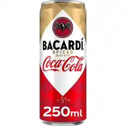 Albert Heijn Bacardi Spiced with coca cola aanbieding