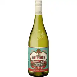 Albert Heijn Les Dauphins Reserve côtes du rhône blanc aanbieding