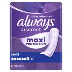 Albert Heijn Always Discreet maxi protection inlegkruisjes aanbieding