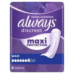 Albert Heijn Always Discreet maxi protection inlegkruisjes aanbieding