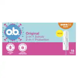 Albert Heijn o.b. Original 2-in-1 protection super aanbieding