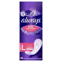 Albert Heijn Always Soft like cotton long classic 0% perfume aanbieding