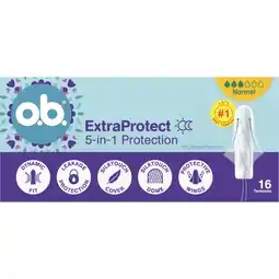 Albert Heijn o.b. Extra protect 5-in-1 normal aanbieding
