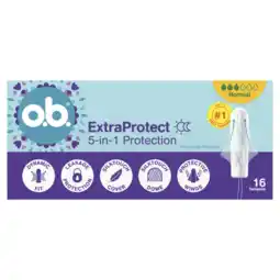 Albert Heijn o.b. Extra protect 5-in-1 normal aanbieding