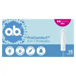 Albert Heijn o.b. Pro comfort 4-in-1 protection mini aanbieding