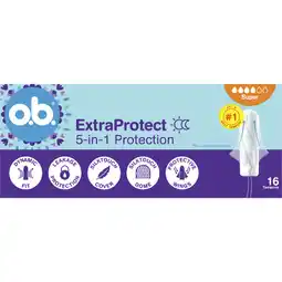 Albert Heijn o.b. Pro comfort 5-in-1 protection super aanbieding