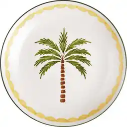 Albert Heijn AH Dessert bord palmboom 21cm aanbieding