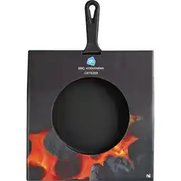 Albert Heijn AH Gietijzeren koekenpan BBQ 26cm aanbieding