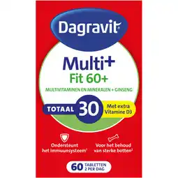 Albert Heijn Dagravit Vitaal 60+ totaal multivitaminen aanbieding
