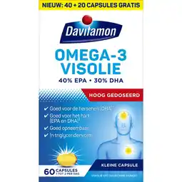 Albert Heijn Davitamon Omega 3 visolie capsules aanbieding