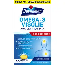 Albert Heijn Davitamon Omega 3 visolie capsules aanbieding