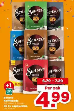 PLUS Senseo Koffiepads en XL cappuccino aanbieding