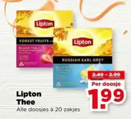 PLUS Lipton Thee aanbieding
