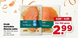 PLUS Plus gerookte noorse zalm aanbieding
