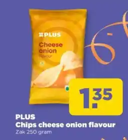 PLUS Plus Cheese onion flavour aanbieding