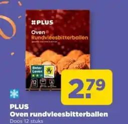 PLUS Plus Oven Rundvleesbitterballen aanbieding
